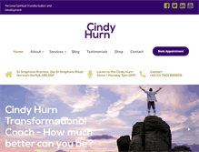 Tablet Screenshot of cindyhurn.com